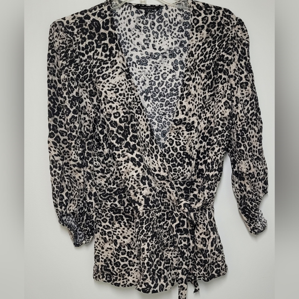 Banana Republic Animal Print Blouse